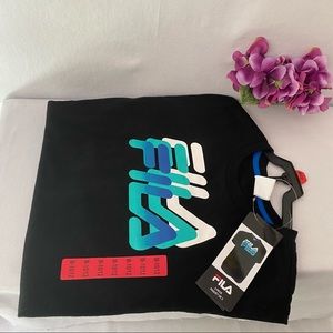 FILA 2-pack boy’s T- Shirt , Black- Grey, M, NWT